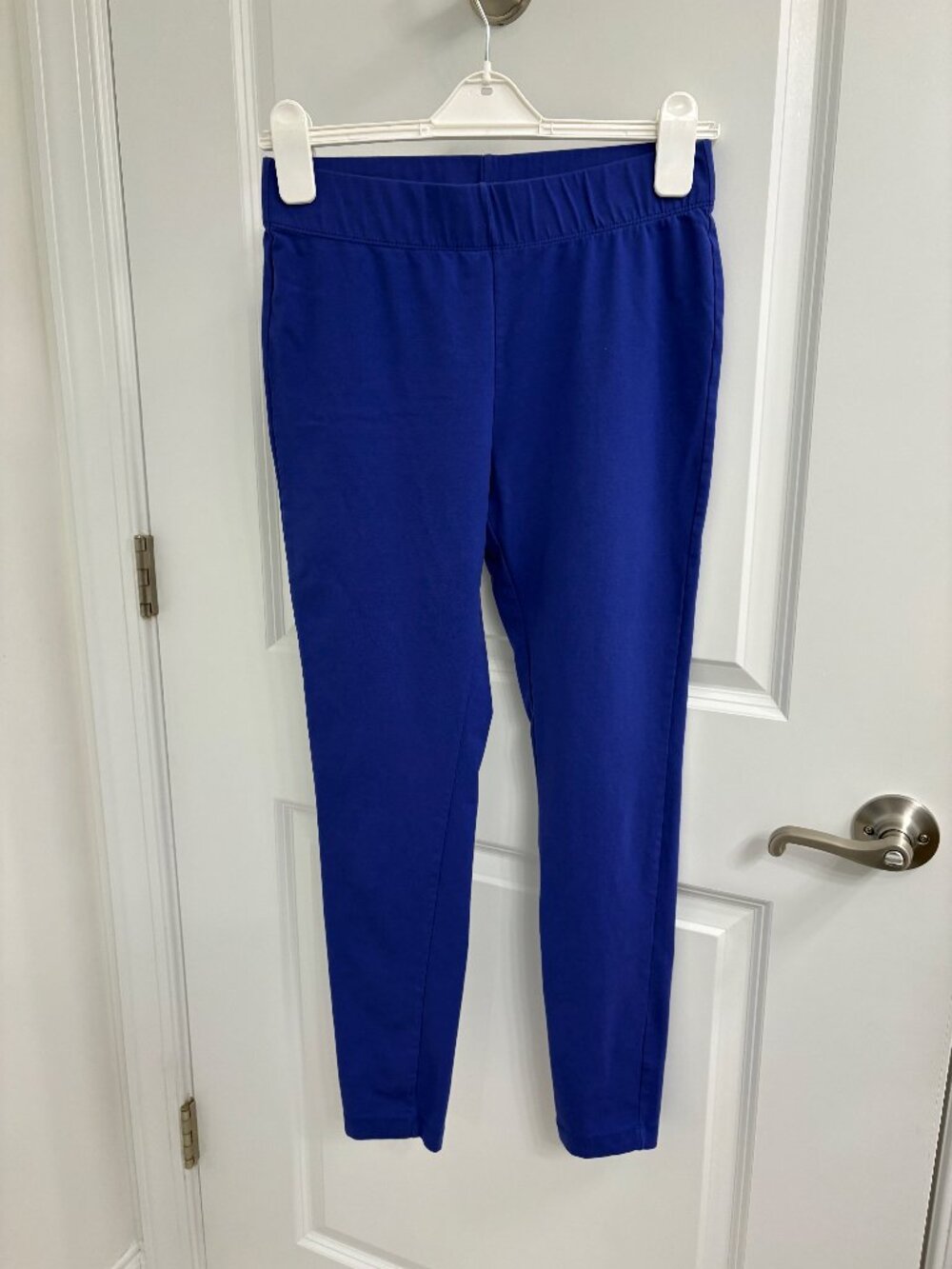 Slimming Options Cobalt Blue Leggings M Thin Material Thick Waistband